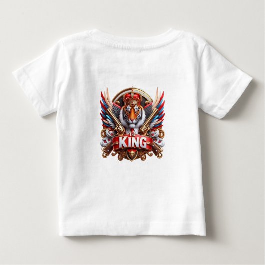 DE KONING Typography T-Shirt Ontwerp (Achterkant)