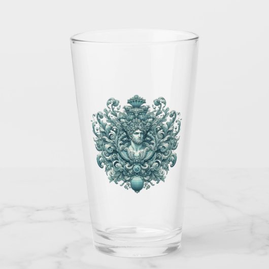De Koning van Aquamarin. Glas (Voorkant)