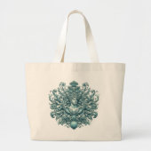 De koning van Aquamarin. Grote Tote Bag (Voorkant)