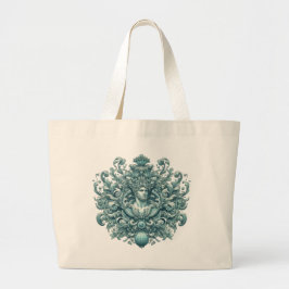 De koning van Aquamarin. Grote Tote Bag