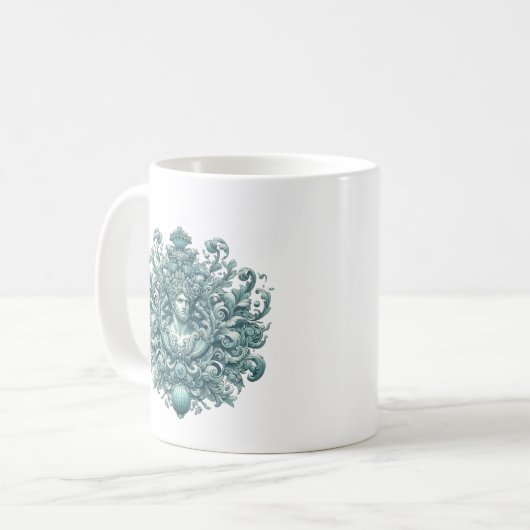 De koning van Aquamarin. Koffiemok (Voorkant links)