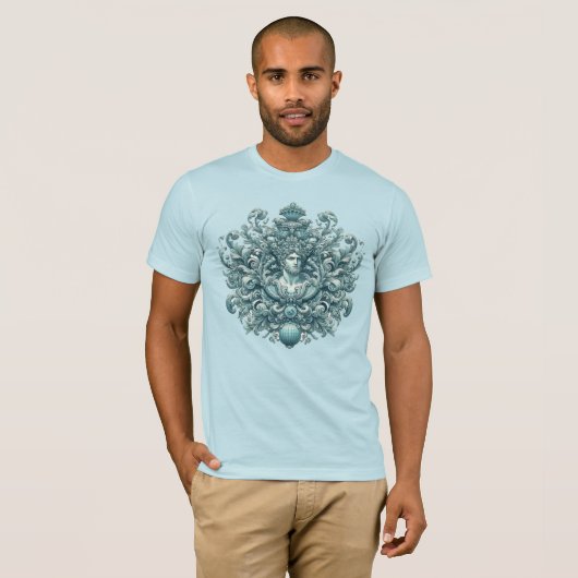 De koning van Aquamarin. T-shirt (Voorkant volledig)
