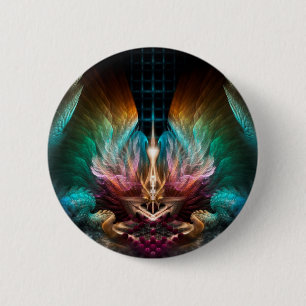 De koning van Artilliaans Ronde Button 5,7 Cm