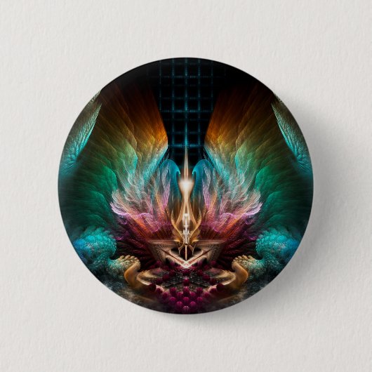 De koning van Artilliaans Ronde Button 5,7 Cm (Voorkant)