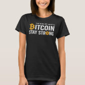 De Koning van Crypto Bitcoin T-shirt (Voorkant)