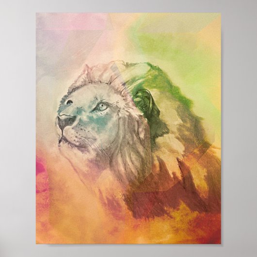 De koning van de borsten drukt af poster (Voorkant)