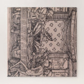 De koning, van de Dans van de Dood Legpuzzel (Horizontaal)