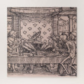 De koning, van de Dans van de Dood Legpuzzel (Verticaal)