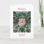 De Koning van de hulst Feestdagen Kaart (Voorkant)