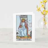 De koning van de lege zwaarden kaart (Gele Bloem)