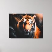 De koning van de Oerwoud - Tiger Canvas Afdruk (Voorkant)