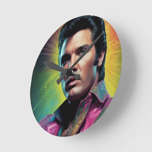 De koning van de Pop kunst Ronde Klok (Hoek)