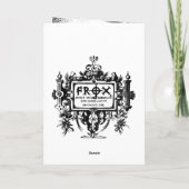 De Koning van de schedel Kaart (Achterkant)