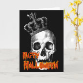 De Koning van de schedel Kaart (Gele Bloem)