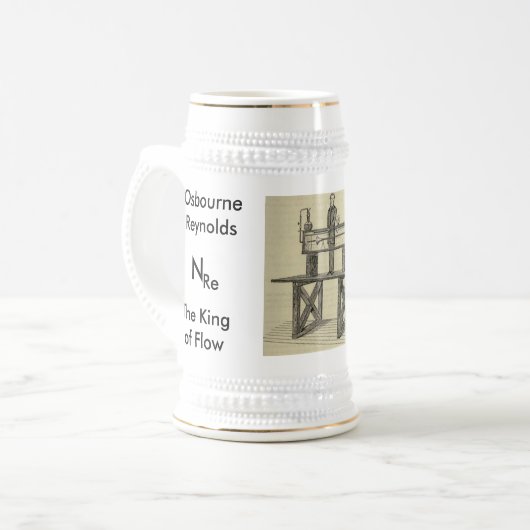 De koning van de Stroom Bierpul (Voorkant links)