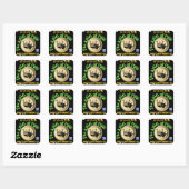De koning van de taart doos labels (Vel)