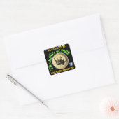 De koning van de taart doos labels (Envelop)
