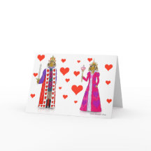 De Koning van de tijger en Koningin van Harten