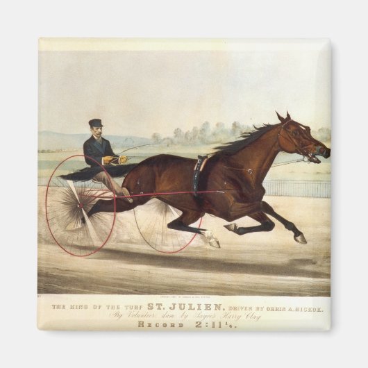 De koning van de Turf, 'St. Julien' Magneet (Voorkant)