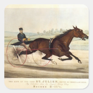 De koning van de Turf, 'St. Julien' Vierkante Sticker