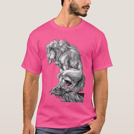 De koning van de weerwolf t-shirt (Voorkant)