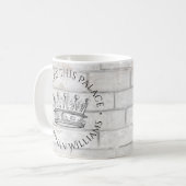 De koning van dit Kanaal voegt Naam toe Koffiemok (Voorkant links)