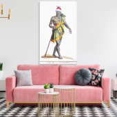 De koning van Florida, 1780 (gekleurd) Canvas Afdruk (Insitu (Woonkamer))