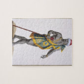 De koning van Florida, 1780 (gekleurd) Legpuzzel (Horizontaal)