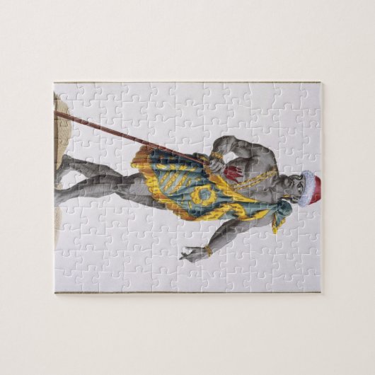 De koning van Florida, 1780 (gekleurd) Legpuzzel (Horizontaal)