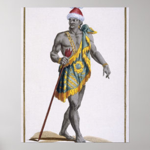 De koning van Florida, 1780 (gekleurd) Poster