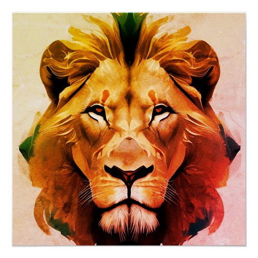 De "Koning van het Beest" Perfect Poster (Voorkant)