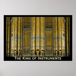 De koning van het poster van de Instrumenten - Bir