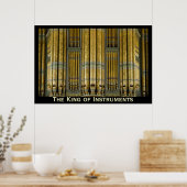De koning van het poster van de Instrumenten - Bir (Keuken)