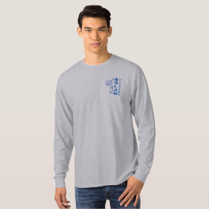 De koning van Oerwoud   Mannen Lange hoeve T-shirt