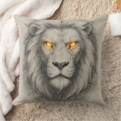 De koning van Oerwoud - stralende ogen Kussen (Deken)