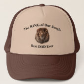 De koning van ons Oerwoud beste vader ooit Trucker Pet (Voorkant)