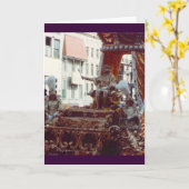 De Koning van Rex van Mardi Gras 1983 Kaart (Gele Bloem)