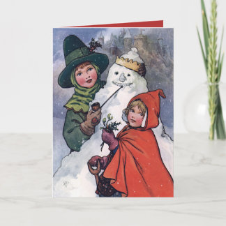 De Koning van Sneeuwland door Rosa C Petherick Feestdagen Kaart