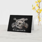 De koning! - Verjaardag Wenskaart Kaart (Gele Bloem)