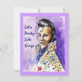 DE KONING VERZOEKT VUN PARTIJ ALS KINGS ~ INVITATI KAART (Voorkant)