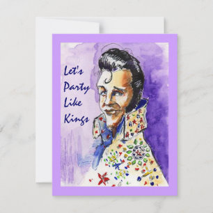 DE KONING VERZOEKT VUN PARTIJ ALS KINGS ~ INVITATI KAART