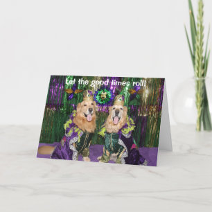 De Koningen van Mardi Gras van het golden Kaart