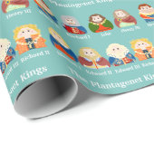 De koningen van Plantagenet Cadeaupapier (Rol Hoek)