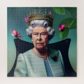 De koningin AI genereerde Art Jigzaag Puzzle Legpuzzel (Verticaal)