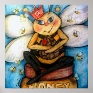 De koningin B van de Hive Poster