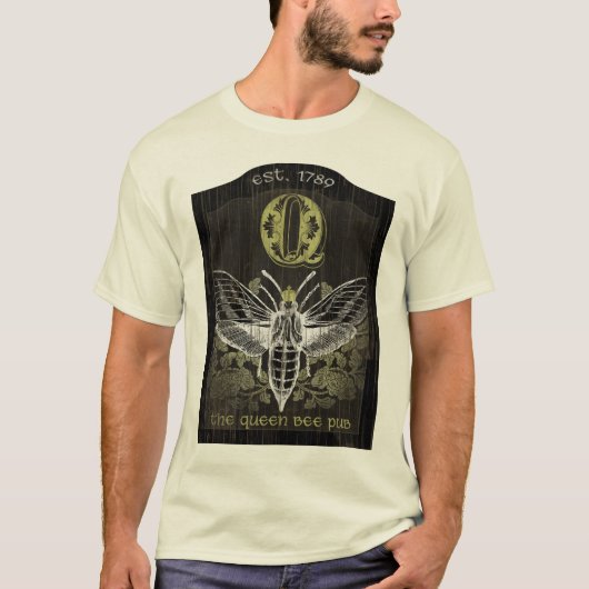 De Koningin Bee Pub Sign T-shirt (Voorkant)