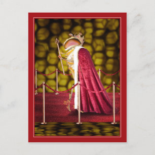 De koningin briefkaart