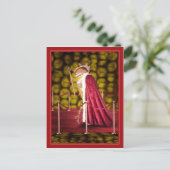 De koningin briefkaart (Staand voorkant)