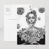 De koningin briefkaart (Voorkant / Achterkant)