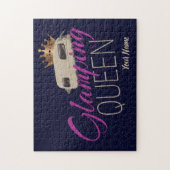 De Koningin Camping met caravans Legpuzzel (Verticaal)